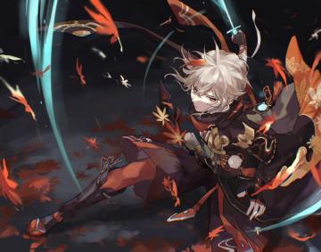 Kaedehara Kazuha Genshin Impact HD Wallpaper And Background