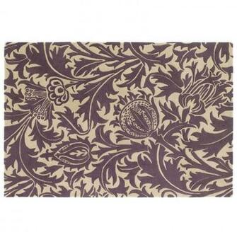 Pin William Morris Thistle Rugs Wine