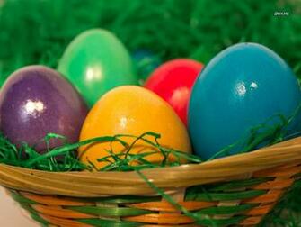 Easter Eggs Wallpaper Holiday