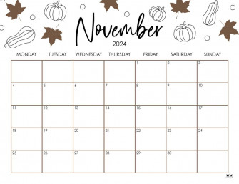Nov Calendar Printable Wallpaper