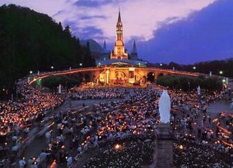 Best Lady Of Lourdes Catholic Religious Wallpaper On