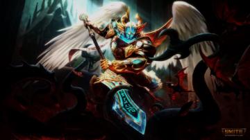 Smite Odin Wallpaper Glowing Style By Volxohr