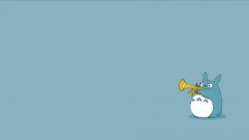 Minimal Totoro Wallpaper Studio Ghibli For Desktop
