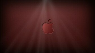 Red Apple Logo Wallpaper Shiny By