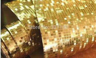 Ceiling Lamp Pool Background Pvc Wallpaper Glitter Bathroom Waterproof