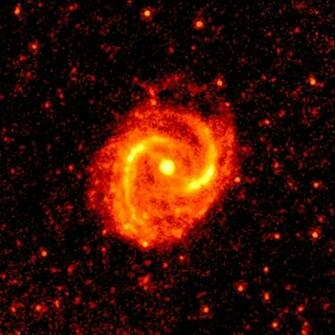 Galaxy Image Released Publicly This Year Spitzer Space Telescope