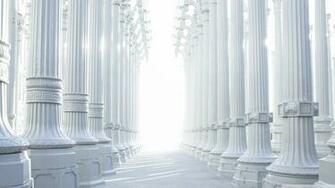 White Columns 4k HD Desktop Wallpaper For Ultra Tv Wide