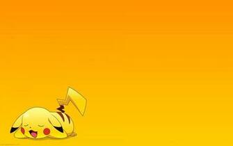 Cute Pokemon Yellow Background Desktop Wallpaper Size