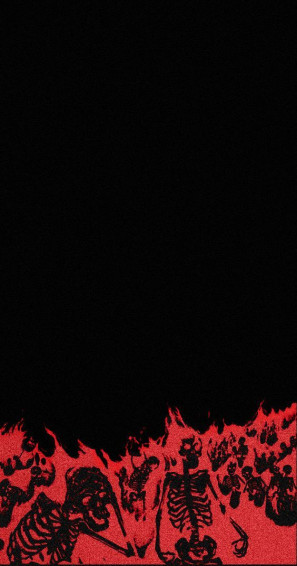 Red Fire Skeleton Wallpaper Filtros Para Fotos