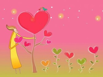 Love Flower Wallpaper Stock Photos