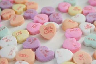 Pink Candy Hearts Wallpaper Conversation Bie Friday