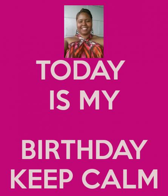 Today Is My BirtHDay Keep Calm And Carry On Image