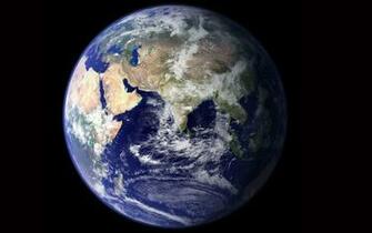 Planet Earth From Orbit Background Wallpaper