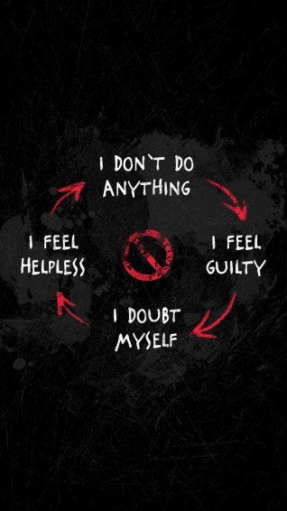Low Self Confidence iPhone Wallpaper