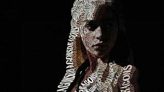 Khaleesi Typography HD Wallpaper For X HDwallpaper Net