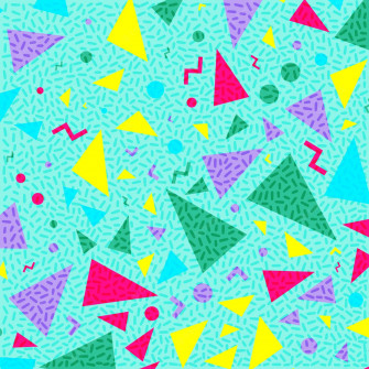 Colorful 90s Style Carpet Wallpaper