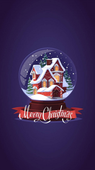 Merry Christmas iPhone Wallpaper
