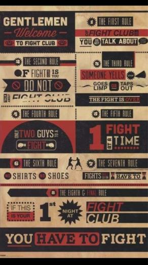 Fight Club Poster iPhone Wallpaper