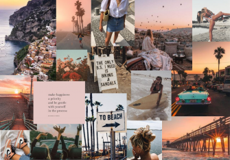 Collage Happy Summer Wallpaper