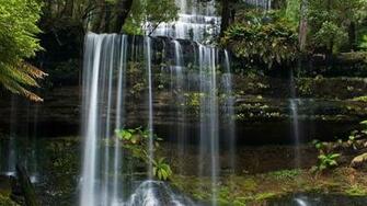 Falls Tasmania Australia HD Travel Nature Wallpaper