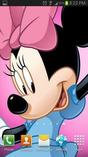 Bigger Minnie Mouse HD Live Wallpaper For Android Screenshot