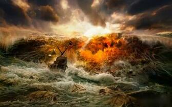 Hell Wallpaper Wave From Myspace Background