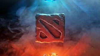 Dota Logo Fire 0r Wallpaper HD