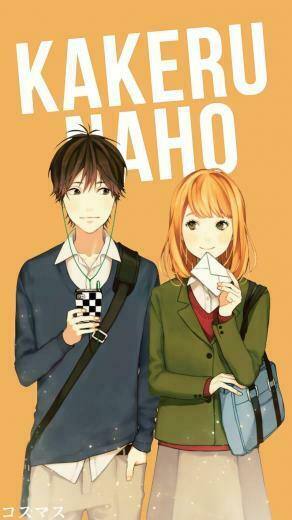 Kakeru X Naho Korigengi Wallpaper Anime Orange