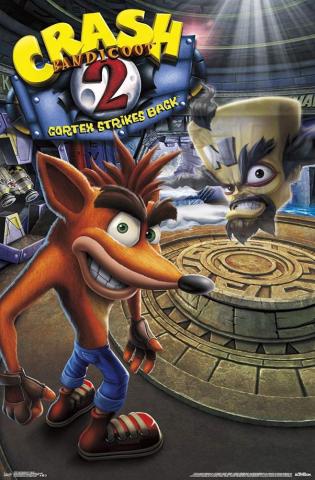 Crash Bandicoot Key Art Wall Poster Keys