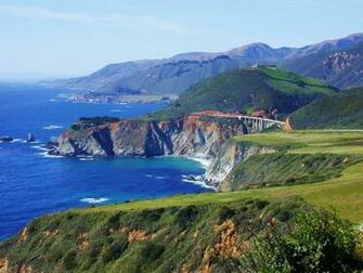 Wall Bixby Bridge In Big Sur California Wallpaper
