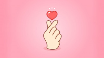 Finger Heart Wallpaper And