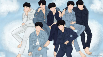 Bts Fan Art Desktop Wallpaper Top