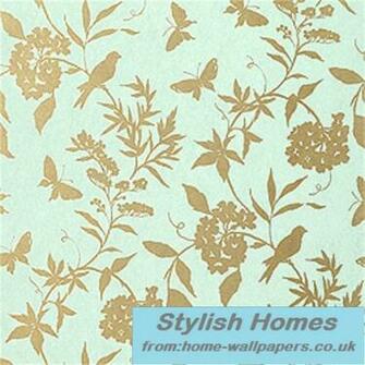 Wallpaper Gatehouse April T4748 Manufactured By Thibaut
