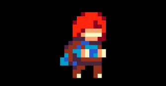 Madeline From Celeste Sprite Recreation By 7thatlas O Wallpaper