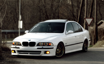 Bmw M5 4k E39 Tuning Stance White German Cars Wallpaper