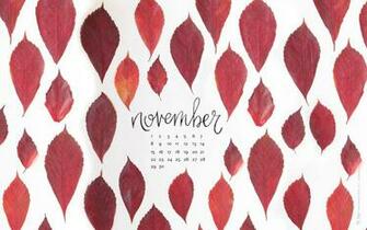 November Calendars And Wallpaper