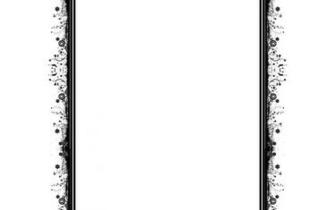White Border HD Background For Desktop