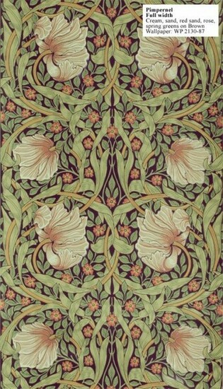 Wm Morris Wallpaper Fabric Pimpernel Housing And Interior Design