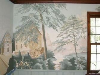 To Resemble Turn Of The Century Hand Painted Wallpaper Hinsdale Il