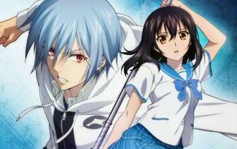 Strike The Blood Kojou Akatsuki Yukina Himeragi Anime HD Wallpaper