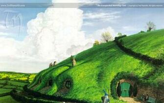 The Hobbit Ted Nasmith Bilbo Baggins Shire Wallpaper
