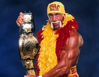 Hulk Hogan Wwe Champion Belt Wallpaper Superstar