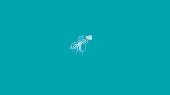 Cartridge Ink Minimalistic Squid Wallpaper