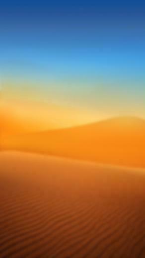 Desert Scene Blur iPhone Wallpaper