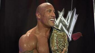 Rock With Wwe Belt HD Wallpaper
