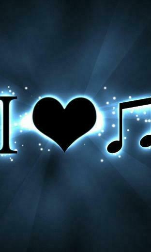 HD I Love Music Nokia Phone Wallpaper Mobile Background