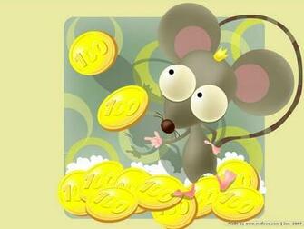 Zodiac Animals Cartoons Rat Chinese Animal Cartoon Wallpaper
