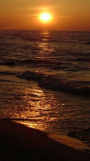 Ocean Beach Sunset Wallpaper Quoteko