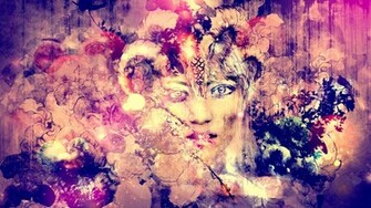 Abstract Paintings Wallpaper Eyes