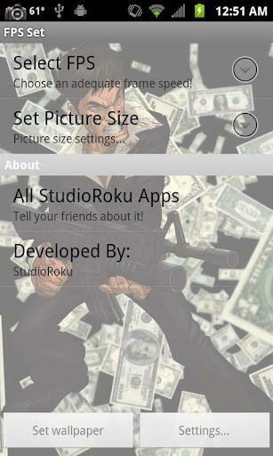 Bigger Scarface Money Live Wallpaper For Android Screenshot